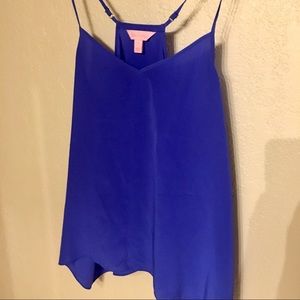 Lilly Pulitzer Dusk Silk Tank - Blue
